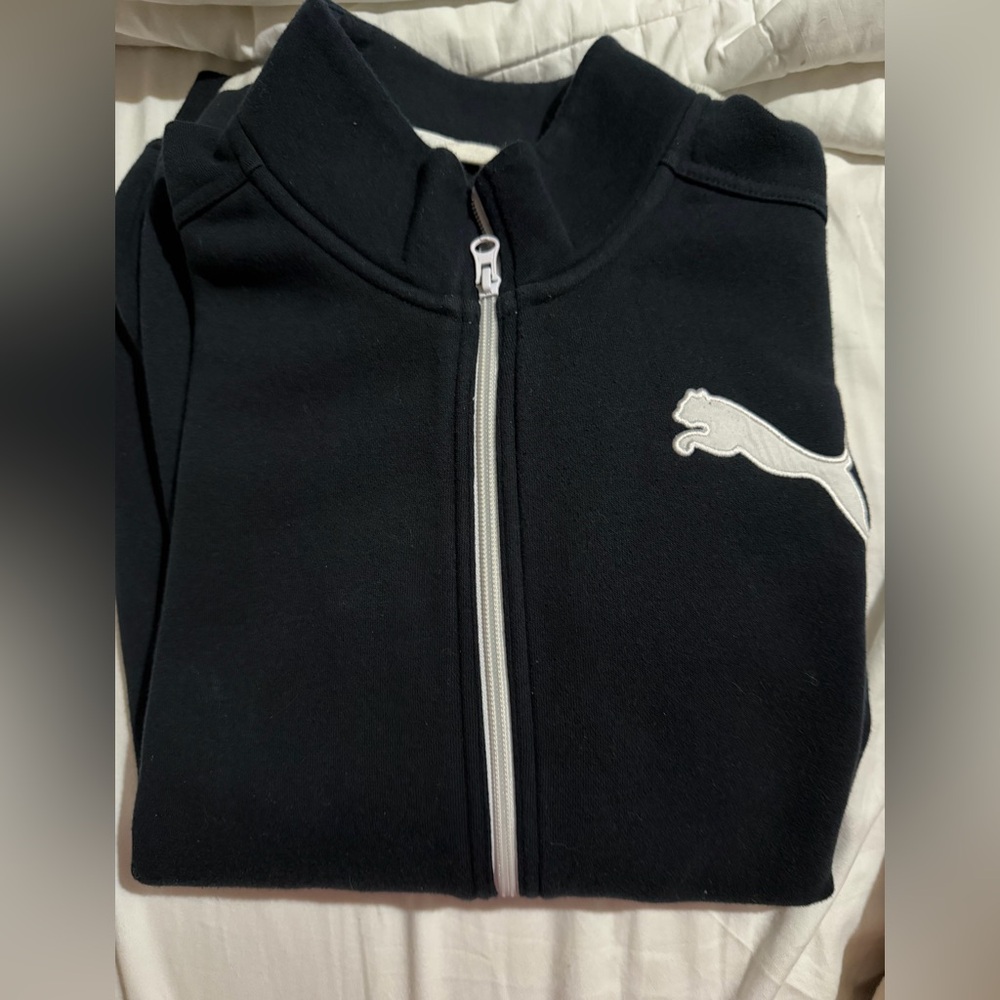 Puma Black and White Track Jacket